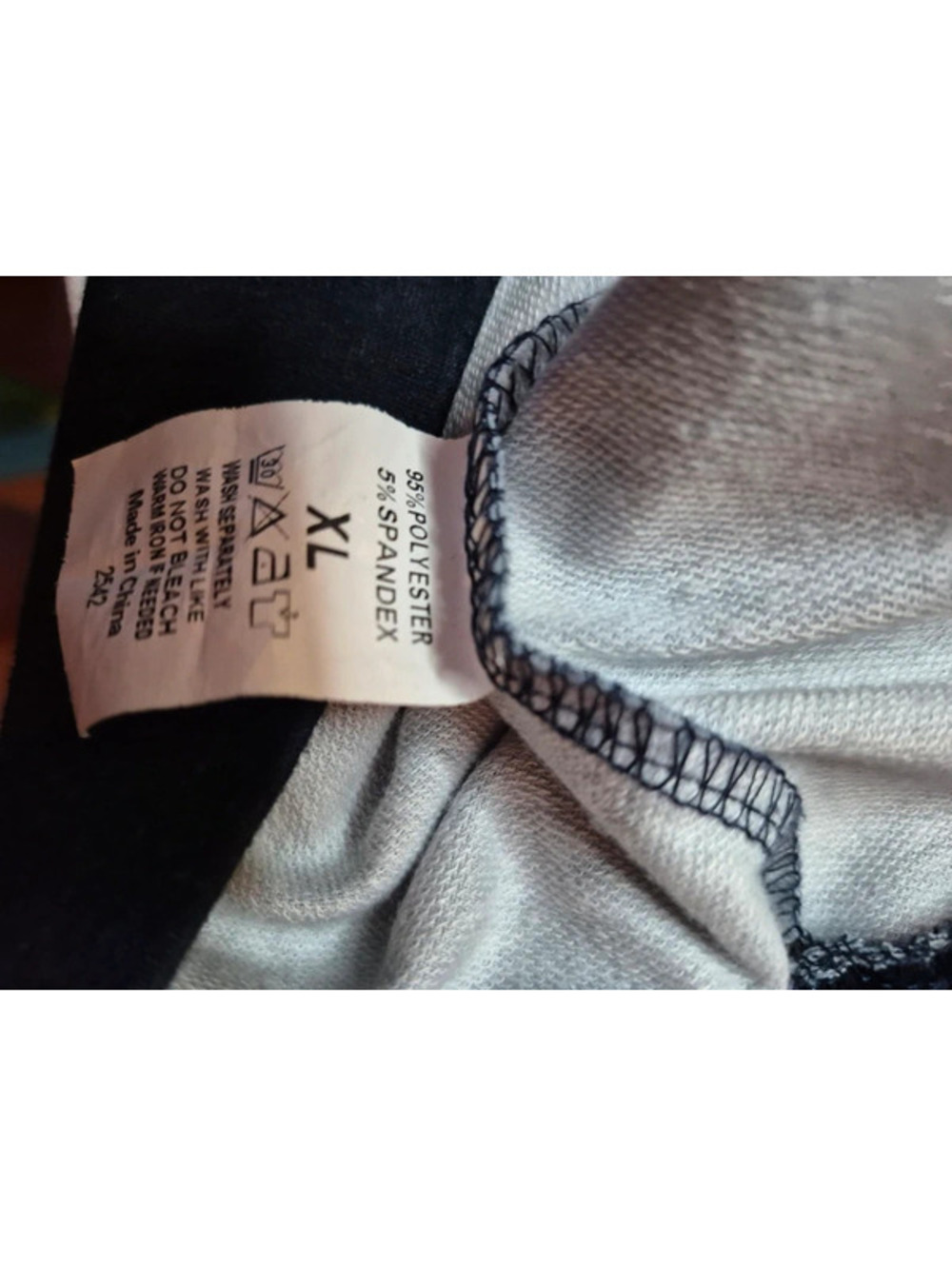 Women's XL Turquoise to Black Gradient Button-Up Hoodie Shirt, New w/o - Picture 3 of 3